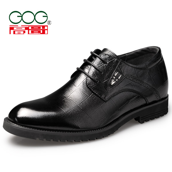新款男士内增高商务皮鞋8.0厘米GF8829781-8